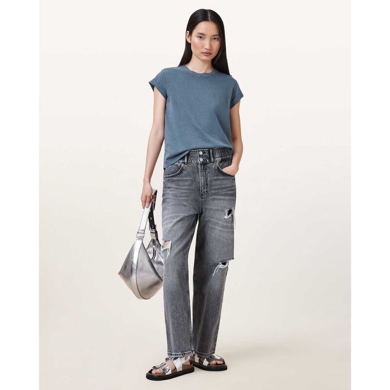 AllSaints Anna Crew Neck Short Sleeve T-Shirt image number 3